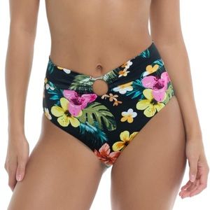BODY GLOVE TROPICAL ISLAND WOODSTOCK BIKINI BOTTOM (Small) NWT